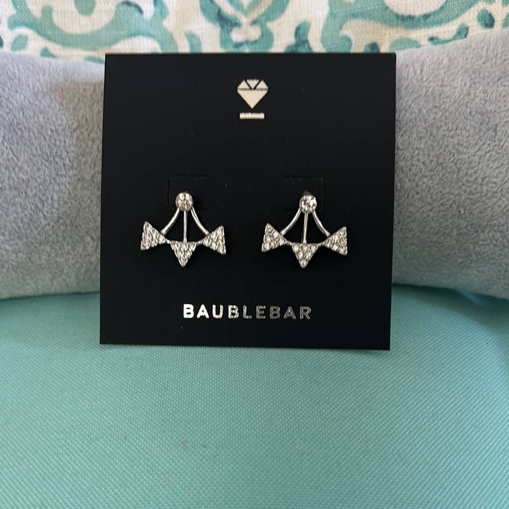 BaubleBar Silver Earrings